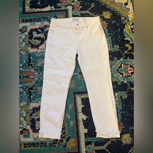 Lucky Brand Lolita Crop White Jeans